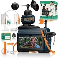 Station météo extérieure - FREEK VONK x BRESSER : Mesurez la température, la pluie, et le vent avec écran LCD(m-1)