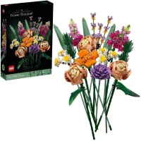 LEGO 10280 Icons Bouquet de fleurs, Fleurs artificielles, collection botanique, set pour adultes(m-1)