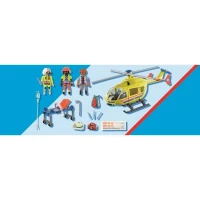 PLAYMOBIL 71203 Hélicoptere de secours, Figurine, City Action Les Secouristes(m-3)