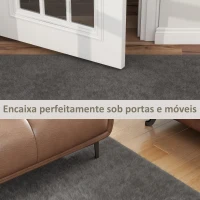 HOMCOM Tapete para Sala de Estar 230x160 cm Tapete Lavável à Máquina Pelo Longo Macio Estilo Moderno Crinza(m-7)