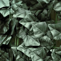 Outsunny privacyscherm kunsthaag donkergroen 1,1 x 3 m(m-8)