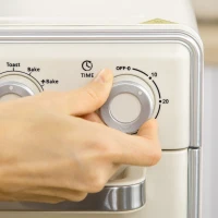 HOMCOM Mini forno 5-in-1, capacità 20 L, 1400W, 1 griglia, 1 teglia, timer 60 min(m-4)