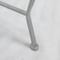 Outsunny Outdoor Round Tree Bench, Garden Metal Frame Garden Seat, Diameter 160cm Height 90cm, Silver(m-6)