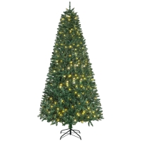 HOMCOM Albero di Natale 106cm x 106cm x 225cm Verde