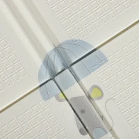 AIYAPLAY Baby-Spielmatte, Tiermuster, Schaumstoff, 1,5 cm dicke Polsterung, rutschfest(m-9)