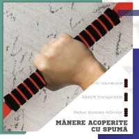 SPORTNOW Set de Greutăți pentru Sală 4 în 1 din Plastic și Nisip, Roșu(m-6)