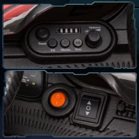 AIYAPLAY Carro Elétrico para Crianças Maserati Gran Turismo Folgore 12V Controlo Remoto Faróis Buzina e Música MP3 98x59x43 cm Vermelho(m-9)