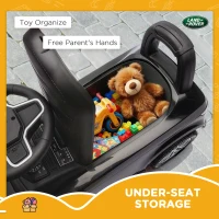 AIYAPLAY Land Rover Licensed Toddler Ride on Car with Horn, Engine Sounds, Under-Seat Storage, for 18-36 Months, Black(m-7)