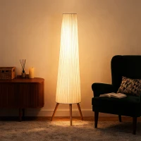 HOMCOM Three-Level Tripod Floor Lamp - White(m-8)