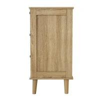 Cassettiera con 4 cassetti in rattan, 80x40x80 cm, Colore naturale(m-10)