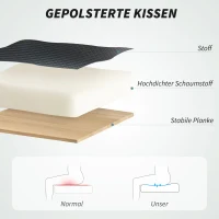 HOMCOM Bürostuhl Ergonomischer Schreibtischstuhl mit Hochklappbaren Armlehnen, Verstellbarer Lendenwirbelstütze Schwarz(m-8)