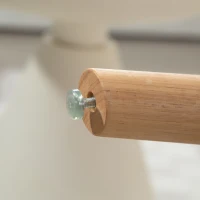 HOMCOM Akzentstuhl, Polstersessel mit Plüschbezug, Schaumstoffkissen, Ohrensessel, Beige(m-9)