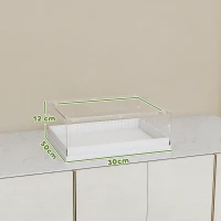 PawHut Acrylic Reptile Terrarium with Top Sliding Door, Vents,  for Snake, Frog, Spider, Gecko, Tarantula, 40 x 30 x 15 cm(m-3)