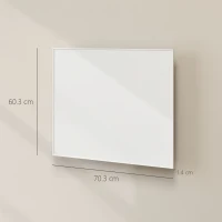 HOMCOM Wifi Smart Electric Heater, Far Infrared, Wall Mounted - 400W(m-3)