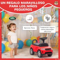 AIYAPLAY Coche Correpasillos con Licencia de Land Rover para Niños 18-36 Meses con Almacenaje Bocina Sonidos de Motor Rojo(m-8)