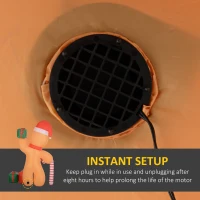 8ft Inflatable Gingerbread Christmas Decoration(m-6)