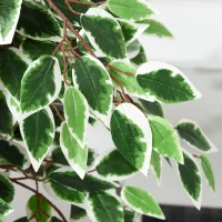 Outsunny Artificial Plant in Pot, Fake Plant for Home Indoor Decor, 160cm, Green(m-9)