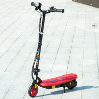 HOMCOM Trottinette électrique 120 W pliable pour enfant 7-14 ans 12 Km/h max. autonomie 10 Km max. rouge(m-10)