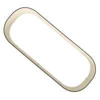 Outsunny Galvanised Raised Garden Bed, Metal Planter Box with Safety Edging, for Flowers, Herbs, Succulents, Cream White(m-9)