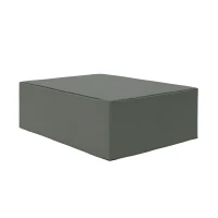 Outsunny 600D Oxford Outdoor Garden Furniture Sofa Set Cover, Waterproof Anti-UV Rattan Sun Lounger Protection Protector Cover, 275L x 205W x 90Hcm, Grey(m-10)