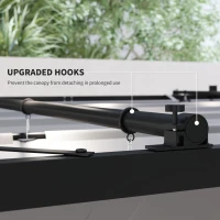 Outsunny 3 x 3(m) Metal Pergola with Retractable Roof and Magnetic Fixture, Outdoor Gazebo Garden Pergola Kit Sun Shade Canopy, UPF30+, 80mm Metal Column, Grey(m-6)