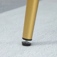 HOMCOM Conjunto de 2 Banquetas de Bar Cadeiras Altas Capitonadas com Apoio para os Pés Apoios de Braço 52,5x51,5x102 cm Azul(m-5)