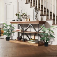 HOMCOM Lot de 2 plantes artificielles intérieures 65 cm, arbre artificiel avec pot en plastique et flocage, vert(m-10)