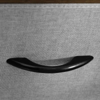 HOMCOM Cômoda Gaveteiro Móvel de Armazenamento 8 Gavetas Dobráveis em Tecido 100x30x78,5 cm Cinza(m-5)