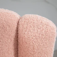 HOMCOM Conjunto de 2 Bancos de Bar Bancos de Bar com Encosto e Apoio para os Pés Pés em Aço 52x53x93 cm Rosa(m-4)