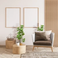 HOMCOM Lot de 2 plantes artificielles Figuier à feuilles de violon Ficus Lyrata hauteur 180cm avec Pot(m-10)