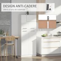 Homcom Dulap Camera cu 2 Compartimente si Rafturi Reglabile(m-4)