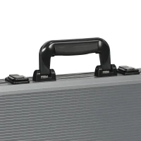 SPORTNOW Poker-Set, Pokerkoffer, 400 Chips, 2 Kartendecks, 5 Würfel, Dealer-Scheibe, Unterlage(m-7)