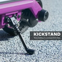 AIYAPLAY Electric Scooter for Kids Aged 6-14 Years, with Colourful Lights, Purple(m-9)