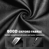 Outsunny Set 2 Sedie da Campeggio Pieghevoli con Poggiapiedi Staccabile e Portabicchieri, 82x50/100x88 cm, Nero(m-8)