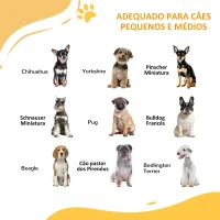 PawHut Barreira de Segurança para Cães 74-80 cm Porta de Segurança para Animais com Montagem a Pressão e Duplo Bloqueio Branco(m-4)