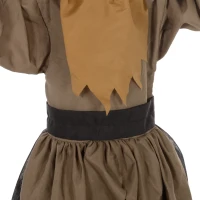 HOMCOM Grusel-Puppe Halloween-Dekoration, beweglicher Kopf, rote Augen, Batteriebetrieb(m-9)