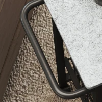 HOMCOM 4-stufige Küchenwagen auf Rädern, Rollbarer Servierwagen, Küchen-Trolley mit 4 Stahlkörben, Servierwagen(m-9)