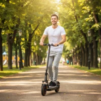 SPORTNOW Foldable Electric Scooter with 350W Motor, Up to 25km/h(m-2)