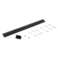 HOMCOM Led Wall Mounted Fireplace Curved Glass Electric Fire Place Fire Place 7 Colour Side Lights Slimline, 900/1800W, 65cm x 52cm(m-9)