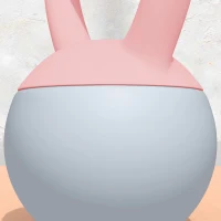 SPORTNOW Pesa Rusa 4 kg Kettlebell Relleno de Arena Metálica y Mango Antideslizante para Entreno en Casa 19x15x25 cm Rosa y Gris(m-8)