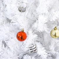 HOMCOM CHOINKA SZTUCZNA BIAŁA 150 CM STOJAK(m-7)