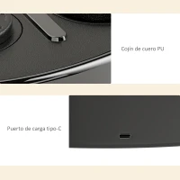 SPORTNOW Boxeo Pared Musical con 9 Modos de Velocidad Guantes Conexión Bluetooth Luces LED para Adultos y Niños en Casa Oficina(m-8)