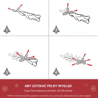 HOMCOM CHOINKA SZTUCZNA ZIELONA 150 CM(m-7)