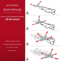 HOMCOM CHOINKA SZTUCZNA BIAŁA 150 CM STOJAK(m-6)