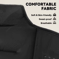 SPORTNOW Weighted Vest, 5 kg Weight Vest with Adjustable Straps, Reflective Strips, Black(m-4)