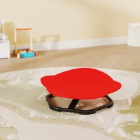 AIYAPLAY Planet-Shaped-kids Swivel Chair, Sensory Spinning Chair for Balance, Coordination Training, Red(m-8)