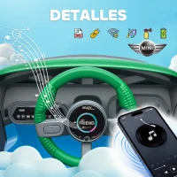 AIYAPLAY Coche Eléctrico para Niños de +3 Años MINI Concept Aceman con Bluetooth Mando a Distancia Motor Doble Azul(m-7)