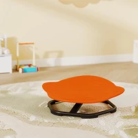 AIYAPLAY Planet-Shaped-kids Swivel Chair, Sensory Spinning Chair for Balance, Coordination Training, Orange(m-8)