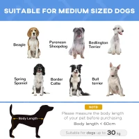 PawHut Raised Dog Bed Cat Elevated Lifted Portable Camping w/ Metal Frame Blue (Large)(m-7)