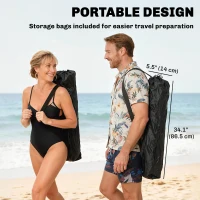 Outsunny Set van 2 Opvouwbare Campingstoelen met Afneembare Voetsteun en Bekerhouder, Belastbaar tot 120 kg - Zwart(m-6)